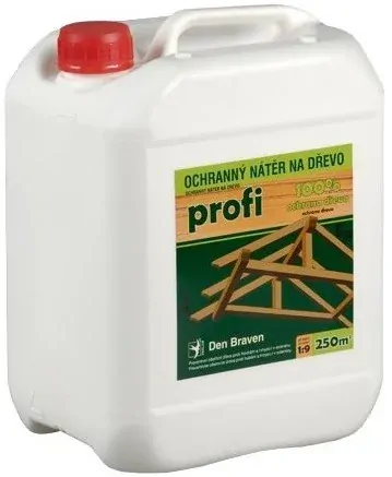 Ochranný nátěr na dřevo hnědý PROFI 5 kg