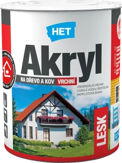 Akryl LESK 1000 bílá 0.7 kg univerzální barva