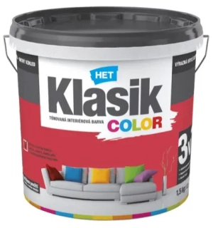 HET Klasik Color 0847 červený brusinkový 1.5 kg